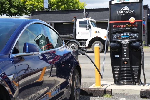 Electric Vehicle charging network expands in Tararua