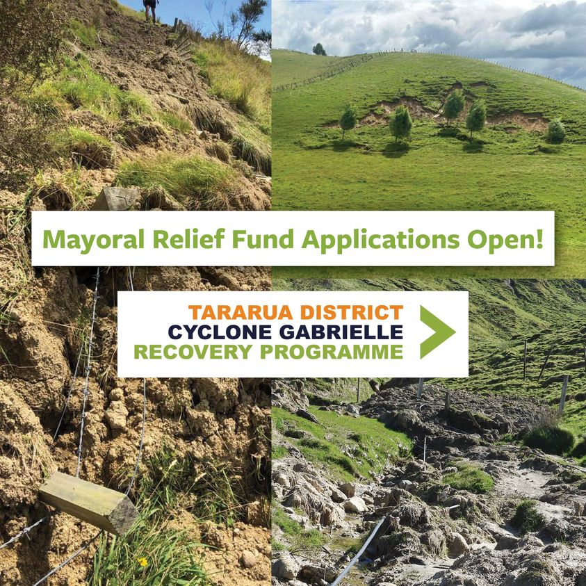 Tararua District Mayoral Relief Fund closing this week