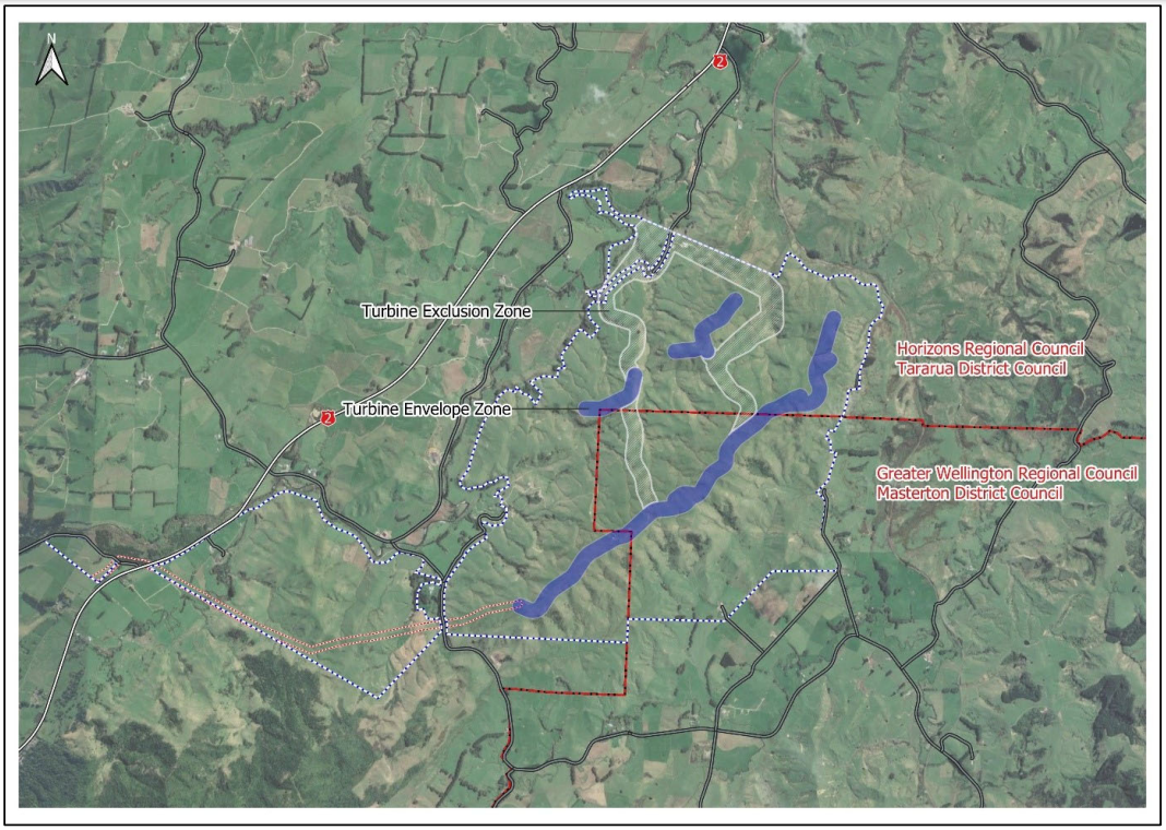 Map of munro windfarm location