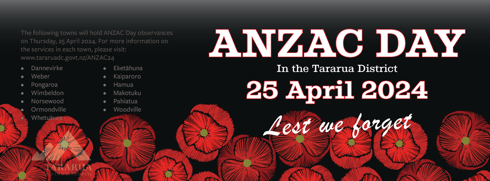 ANZAC Day Services 25 April 2024