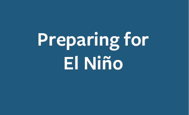 Preparing for an El Niño summer -  Have a plan, harvest rainwater and conserve water