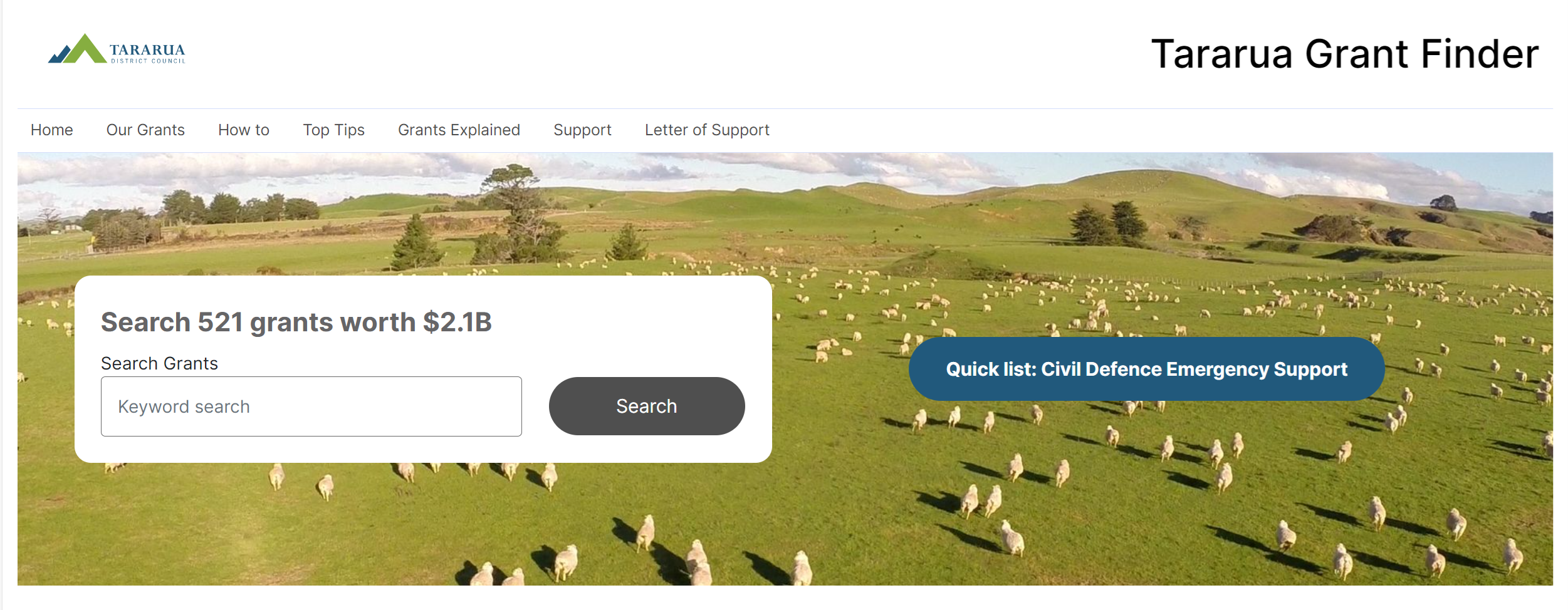 GrantGuru - Tararua grant finder tool launched