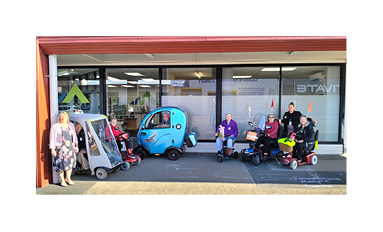 Promoting safer footpaths for mobility scooters