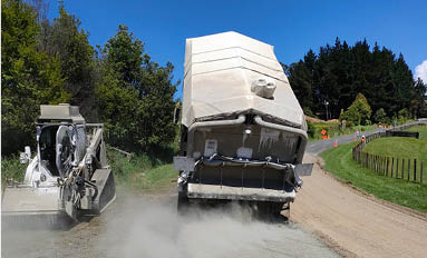 Pre-reseal road works in November